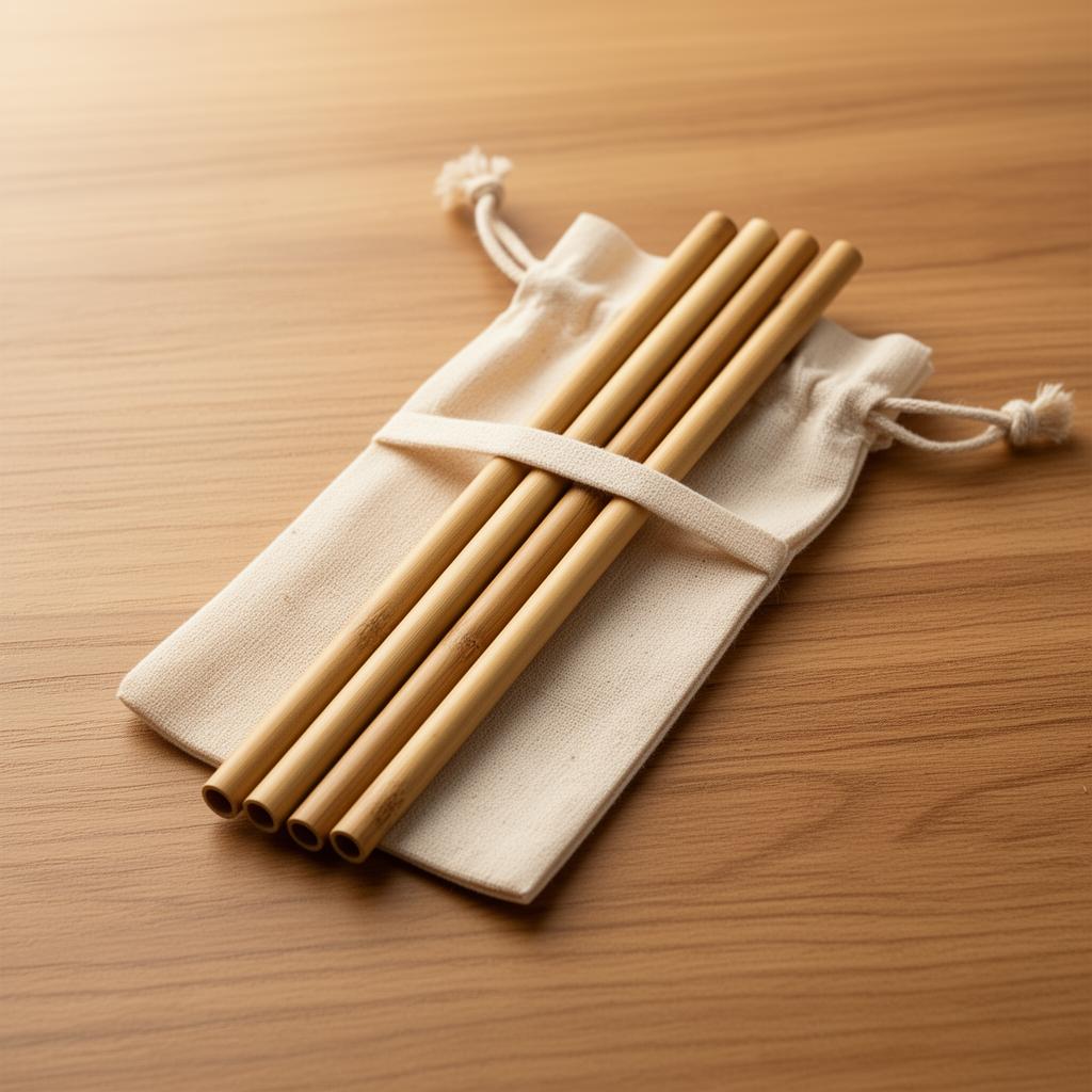 🎋 Ống Hút Tre Tự Nhiên – ( ECO-FRIENDLY BAMBOO STRAW 🌿)